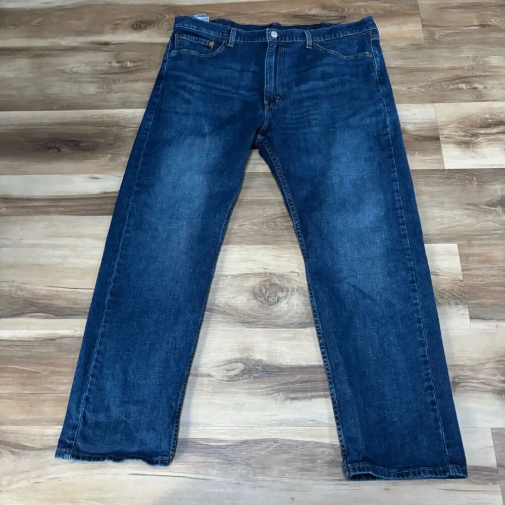 Levi's 505 Jeans Mens 40 x 30‎ Regular Fit Straight Leg Medium Wash Denim